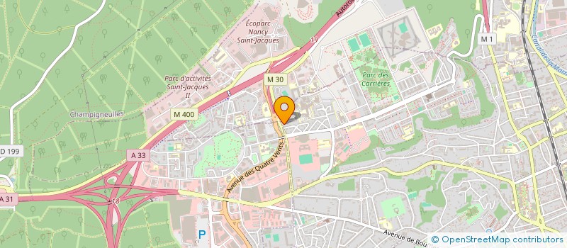 localisation de l'entreprise SCI PASTEUR  NANCY