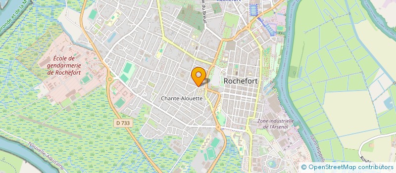 localisation de l'entreprise SCI PASTEUR  ROCHEFORT