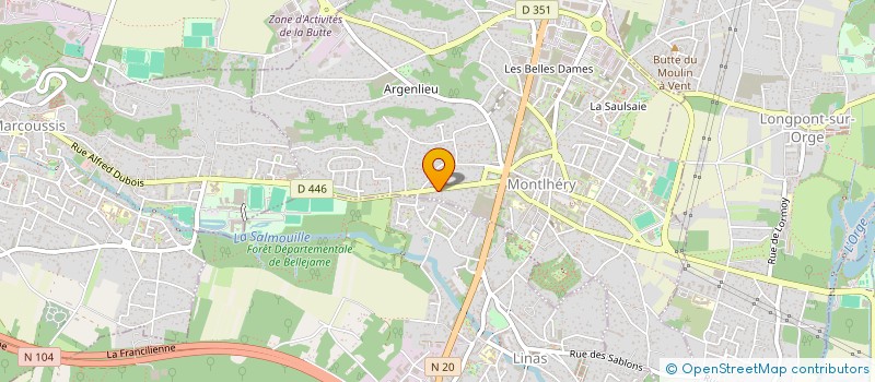 localisation de l'entreprise SCI PASTEUR  MONTLHERY