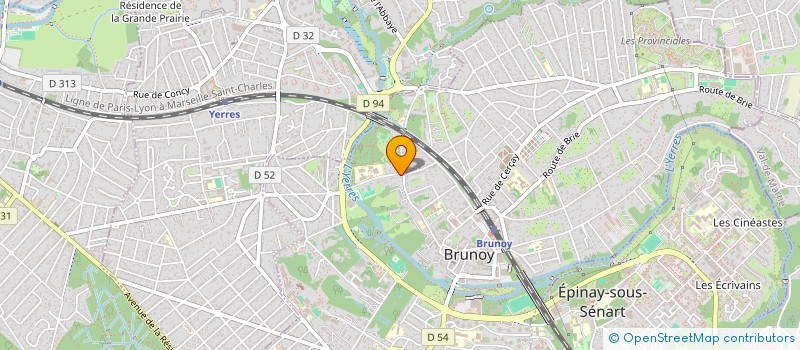 localisation de l'entreprise SCI PASTEUR  BRUNOY