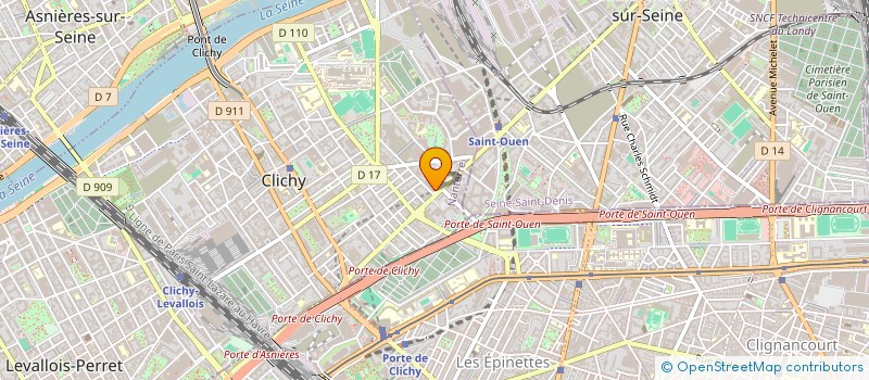 localisation de l'entreprise SCI PASTEUR-AVENIR à CLICHY