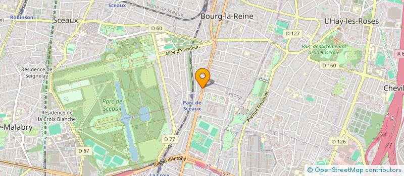 localisation de l'entreprise SCI PASTEUR CHOISY à SCEAUX