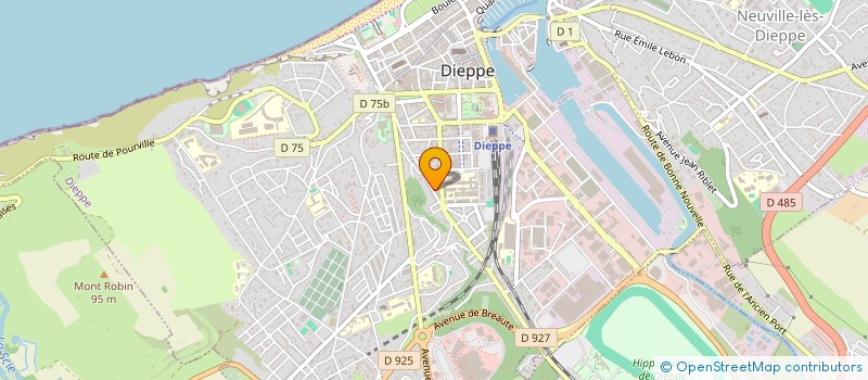 localisation de l'entreprise SCI PASTEUR - COTE D'ALBATRE à DIEPPE