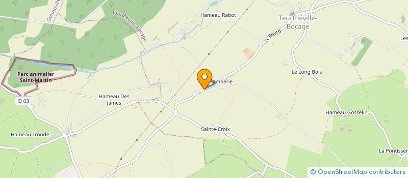 localisation de l'entreprise SCI PASTEUR DALAYRAC  TEURTHEVILLE-BOCAGE