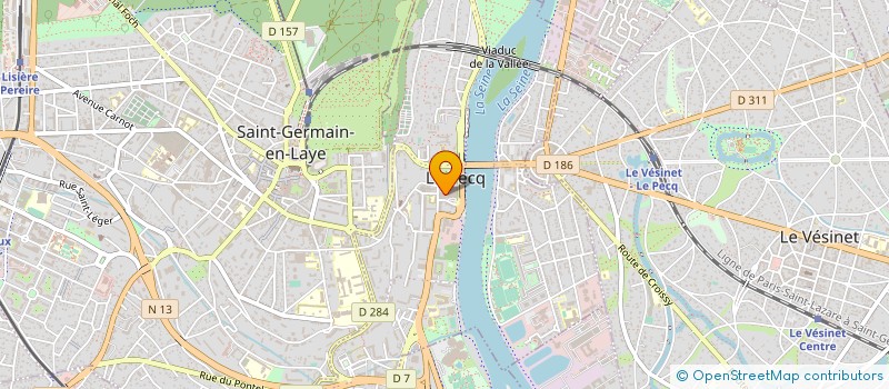 localisation de l'entreprise SCI PASTEUR PECQ  LE PECQ