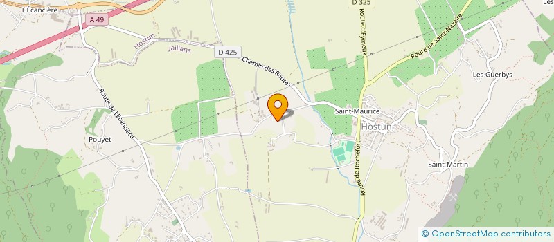 localisation de l'entreprise SCI PASTEUR SAINT DENIS  HOSTUN