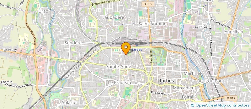 localisation de l'entreprise SCI PASTEUR SEDE  TARBES