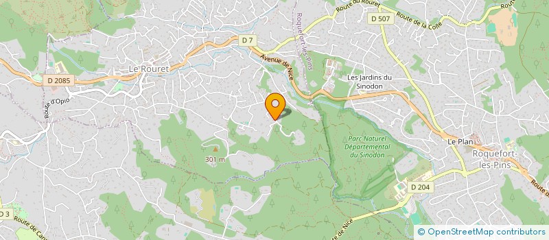 localisation de l'entreprise SCI PASTEUR VANVES  LE ROURET