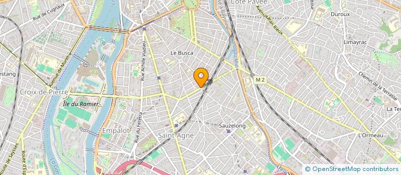 localisation de l'entreprise SCI PASTILLES  TOULOUSE