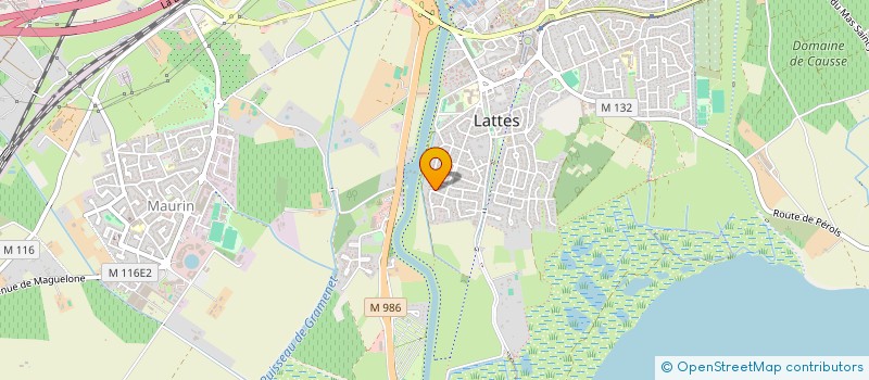 localisation de l'entreprise SCI PASTOR à LATTES