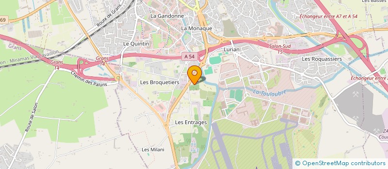 localisation de l'entreprise SCI PASTOR  SALON-DE-PROVENCE