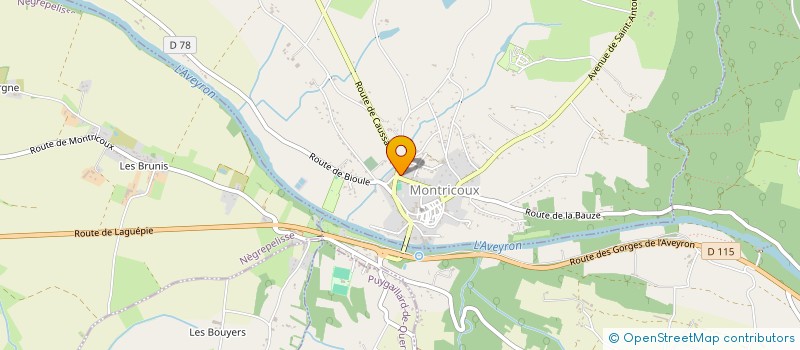 localisation de l'entreprise SCI PASTOR-GUILLOUTY  MONTRICOUX