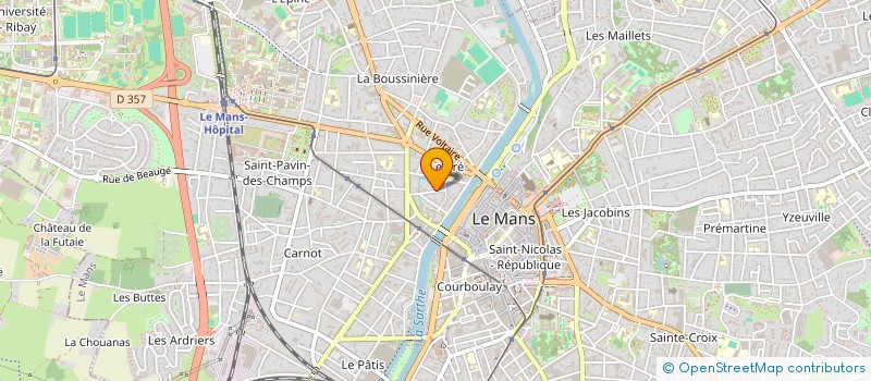 localisation de l'entreprise SCI PASTORAUD  LE MANS