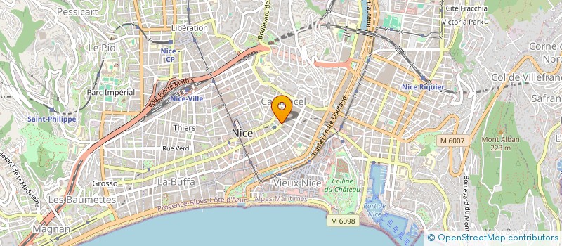 localisation de l'entreprise SCI PASTORELLI à NICE