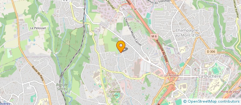 localisation de l'entreprise SCI PASTOUR  ECULLY