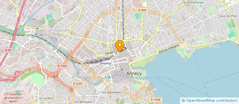 localisation de l'entreprise SCI PASTRE à ANNECY