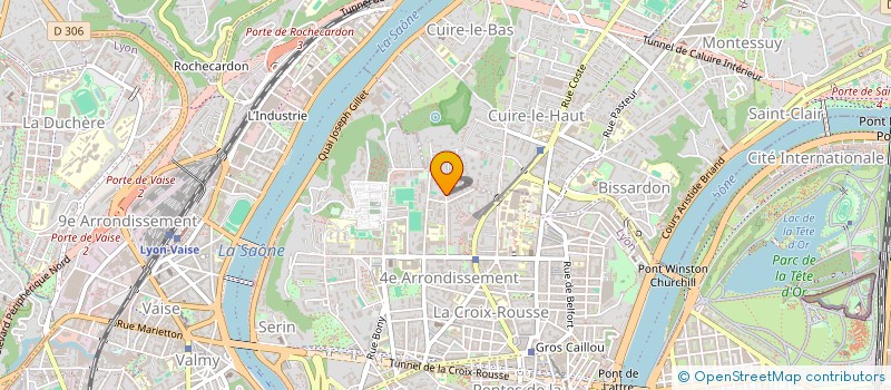 localisation de l'entreprise SCI PASTRE  FAUREL ET ASSOCIES  LYON