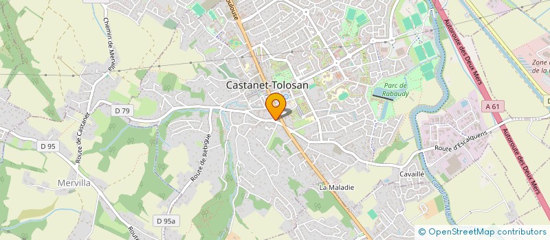 localisation de l'entreprise SCI PASVERO 63  CASTANET-TOLOSAN