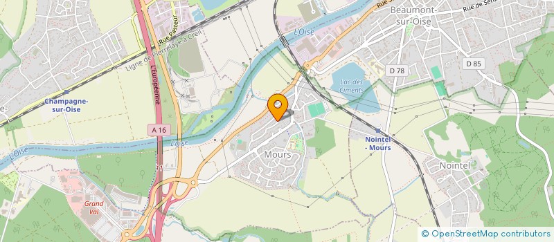 localisation de l'entreprise SCI PASYL  MOURS