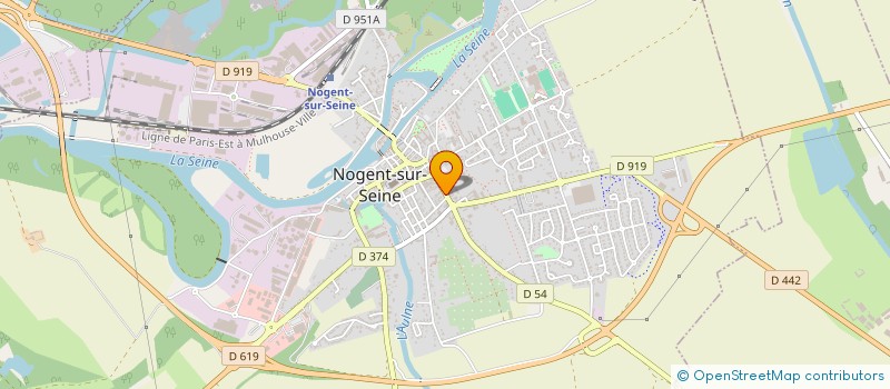 localisation de l'entreprise SCI PASYLEM  NOGENT-SUR-SEINE