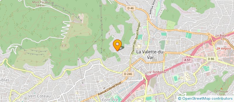 localisation de l'entreprise SCI PASYMA  TOULON