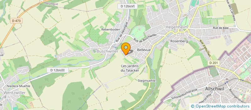 localisation de l'entreprise SCI PASYWA  HEGENHEIM