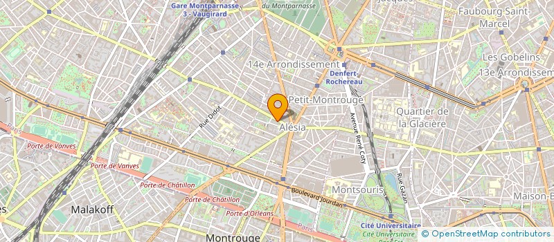 localisation de l'entreprise SCI PAT à PARIS