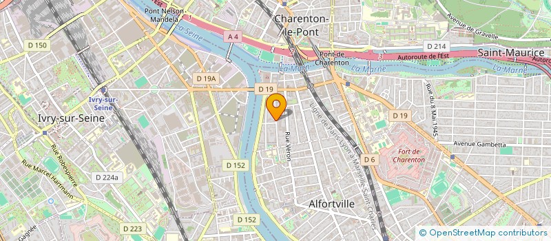 localisation de l'entreprise SCI PAT à ALFORTVILLE