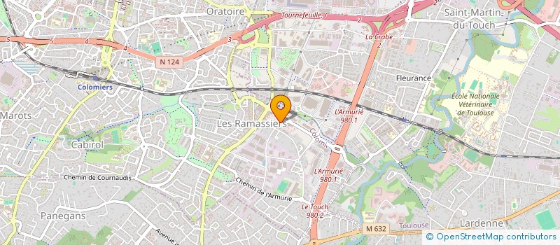 localisation de l'entreprise SCI PAT à COLOMIERS