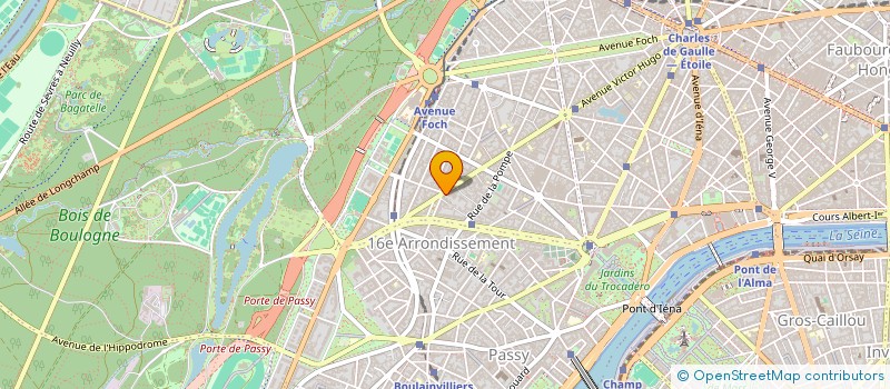 localisation de l'entreprise SCI PAT  PARIS