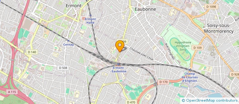 localisation de l'entreprise SCI PAT à ERMONT