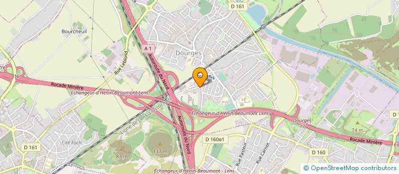 localisation de l'entreprise SCI PAT AND CO  DOURGES