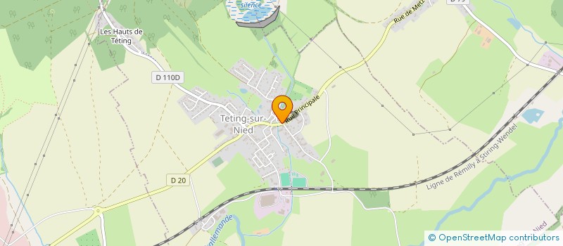 localisation de l'entreprise SCI PAT.AR.IMMO  TETING-SUR-NIED