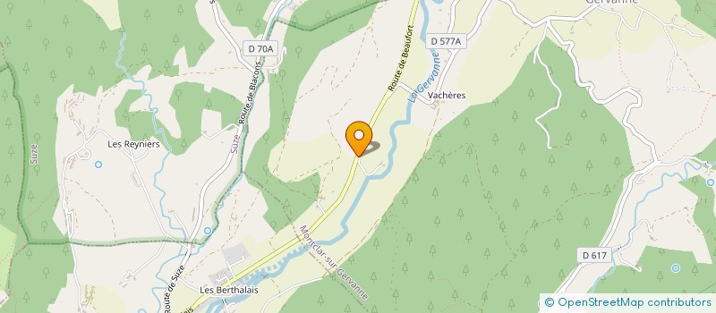 localisation de l'entreprise SCI PAT BLANCHE  MONTCLAR-SUR-GERVANNE