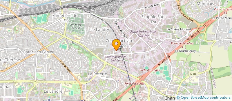localisation de l'entreprise SCI PAT ET TOI  RENNES
