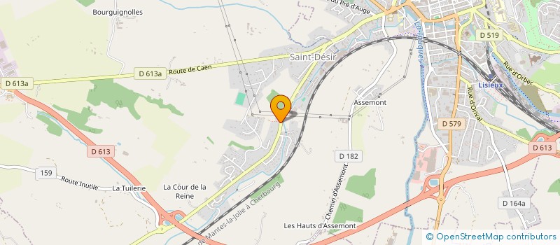 localisation de l'entreprise SCI PAT F  SAINT-DESIR