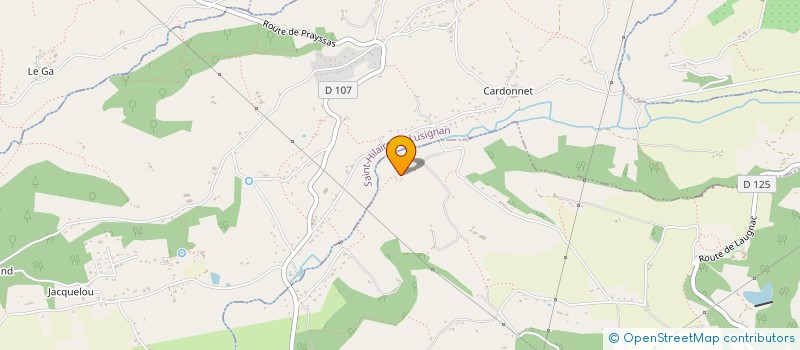 localisation de l'entreprise SCI PAT & FAB  COLAYRAC-SAINT-CIRQ