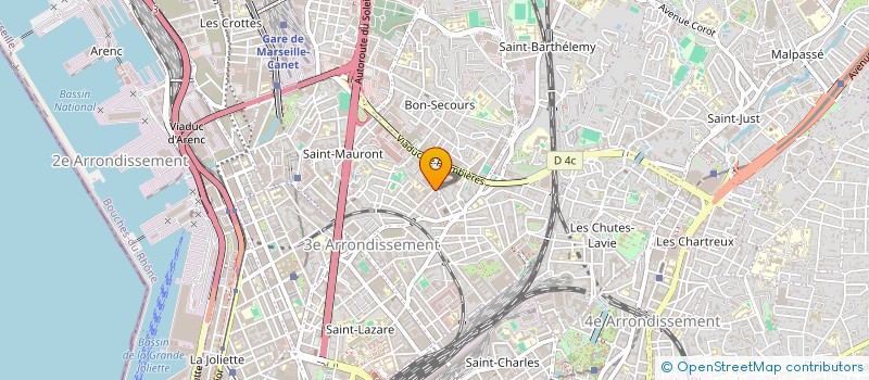 localisation de l'entreprise SCI PAT IMMO à MARSEILLE