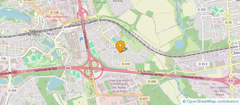 localisation de l'entreprise SCI PAT IMMO  COLLEGIEN