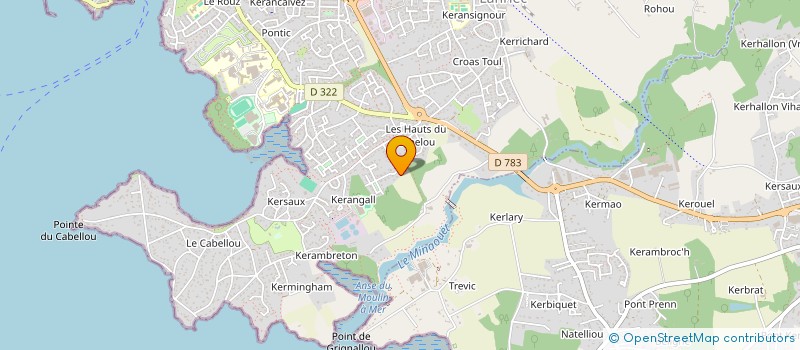 localisation de l'entreprise SCI PAT THO  CONCARNEAU