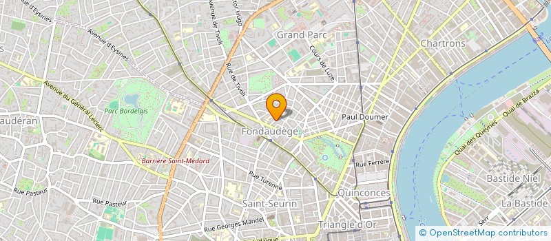 localisation de l'entreprise SCI PAT & VAL  BORDEAUX