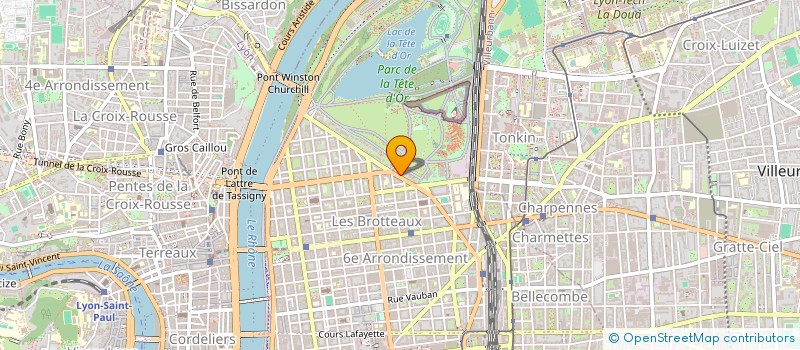 localisation de l'entreprise SCI PAT83D  LYON