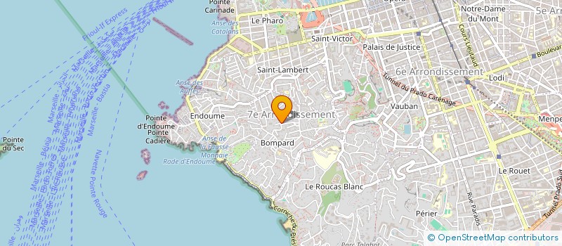 localisation de l'entreprise SCI PATACEL à MARSEILLE