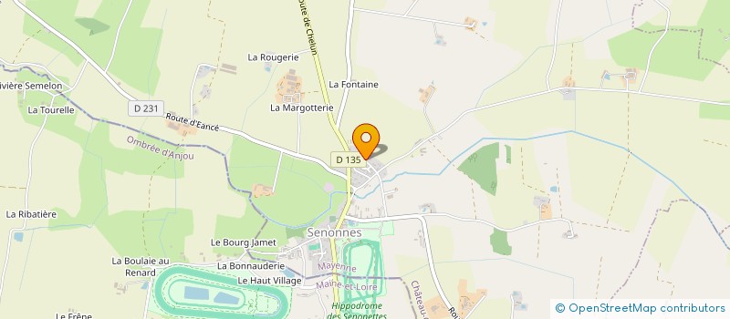 localisation de l'entreprise SCI PATAGALU  SENONNES