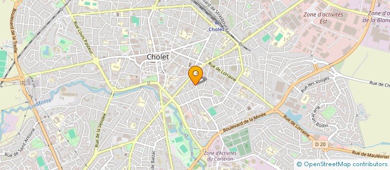 localisation de l'entreprise SCI PATANY à CHOLET