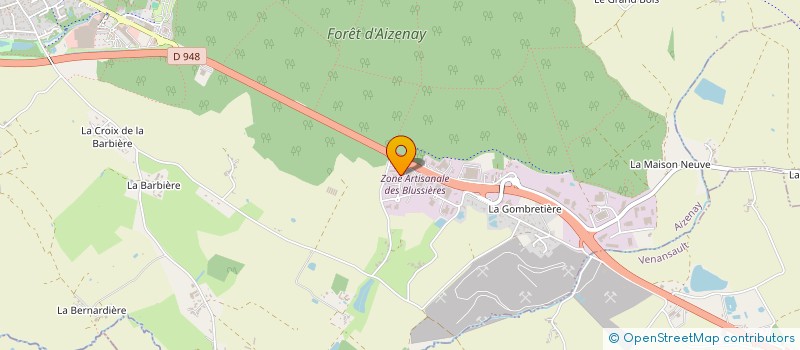 localisation de l'entreprise SCI PATARIN  AIZENAY