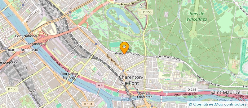 localisation de l'entreprise SCI PATARIN DU LAC  CHARENTON-LE-PONT