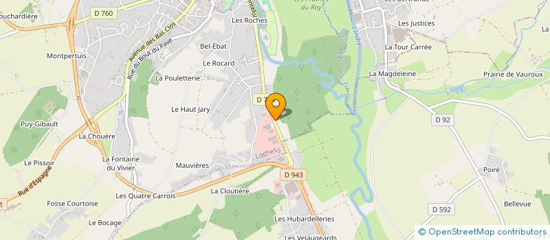 localisation de l'entreprise SCI PATCHOU  LOCHES