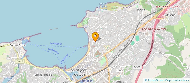 localisation de l'entreprise SCI PATCHWORK  SAINT-JEAN-DE-LUZ