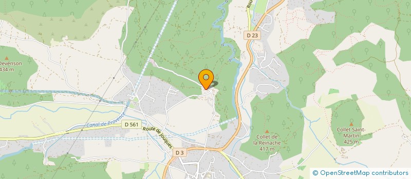 localisation de l'entreprise SCI PATCO  RIANS